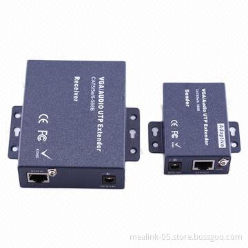 200M 1-to-1 VGA extender over cat5e/6 (no local but adjustable)